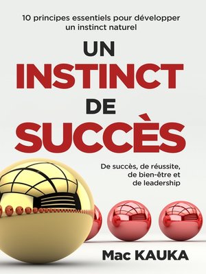 cover image of UN INSTINCT DE SUCCÈS